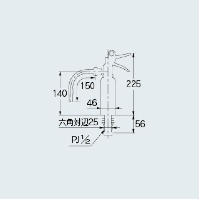 711-041-13 アイキャッチ水栓 消火器蛇口 カクダイ【アウンワークス通販】