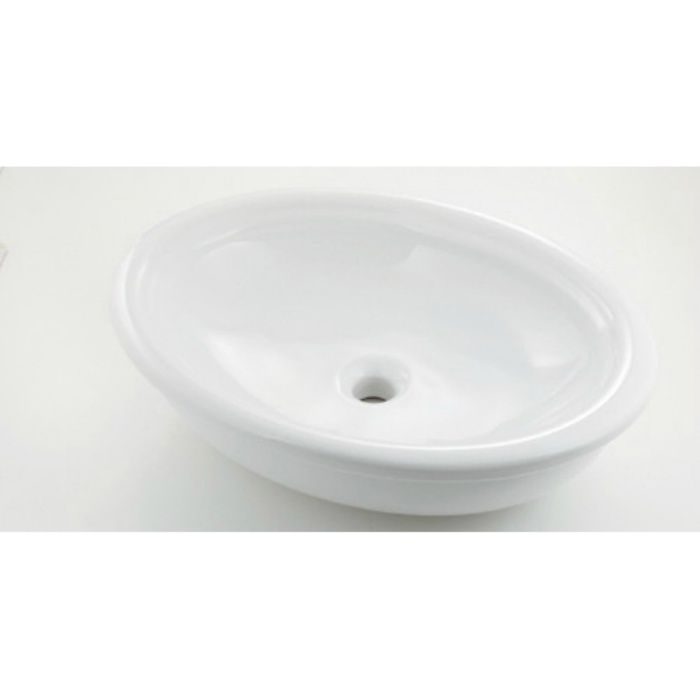 カクダイ[KAKUDAI]  丸型洗面器 マットホワイト 器（洗面・手洗器） - 3