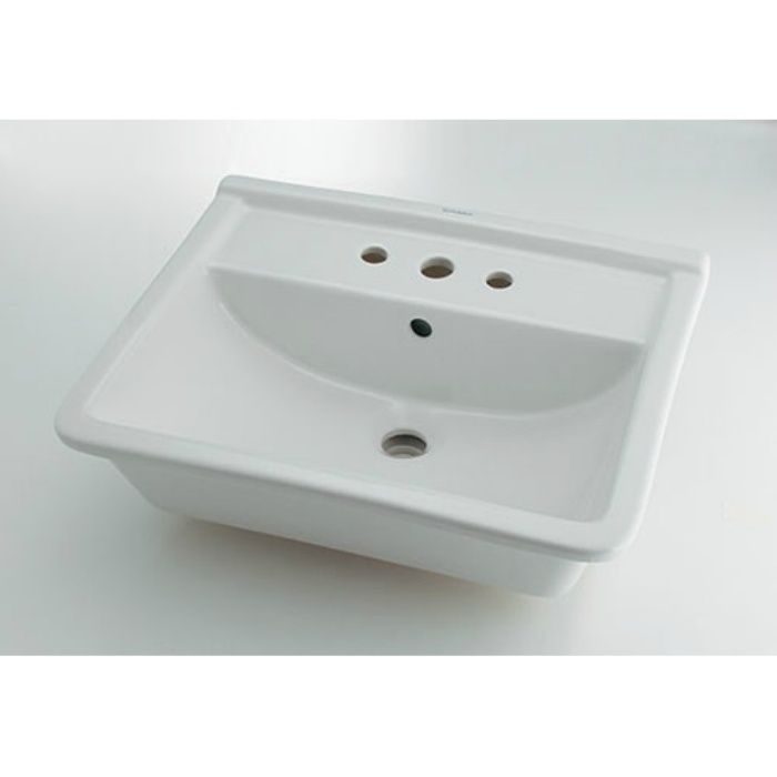#DU-0302560030 カウンター設置タイプ 角型洗面器(3ホール)