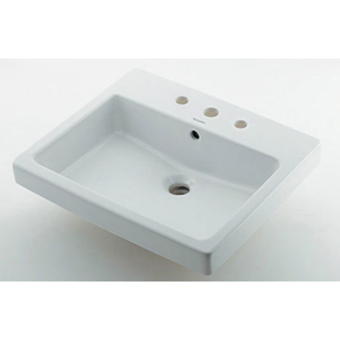#DU-0315550030 カウンター設置タイプ 角型洗面器(3ホール)