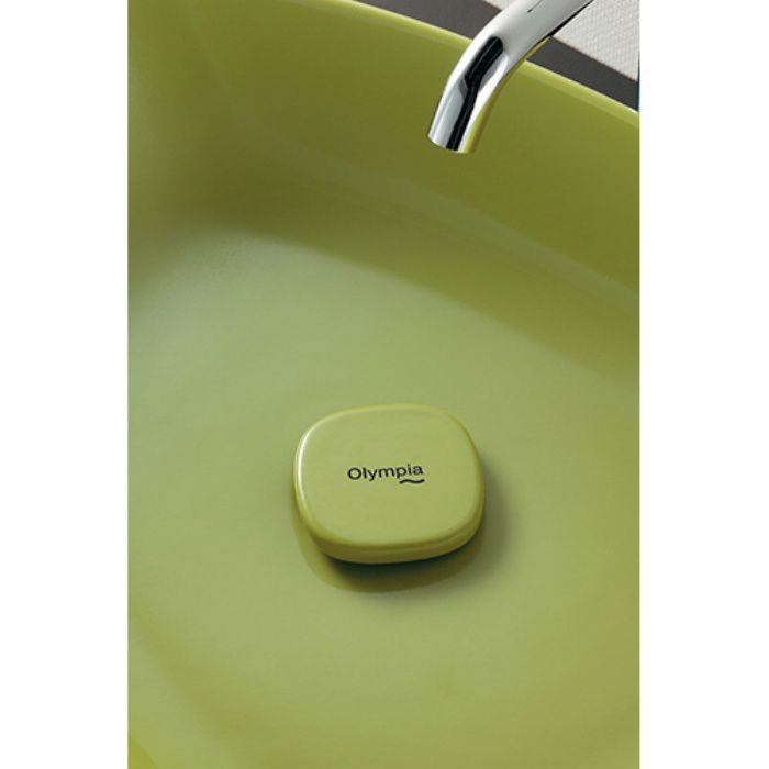#LY-493210GD カウンター設置タイプ 洗面器 イエローグリーン/ブラック