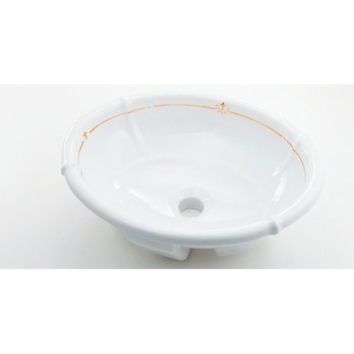 #LY-493209-G カウンター設置タイプ 丸型洗面器