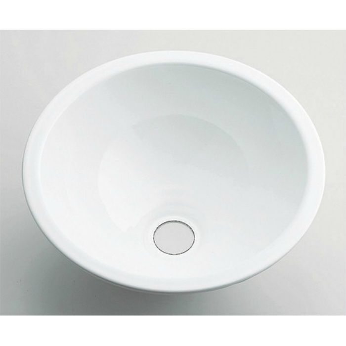 1年保証』 カクダイ 丸型手洗器 ホワイト 493−026−W