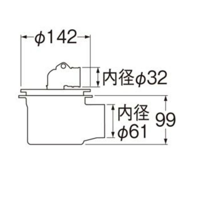 H5553-50 洗濯機排水トラップ【セール開催中】