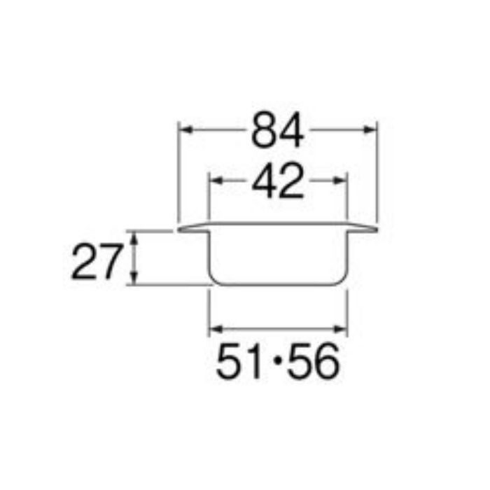 H56-50 洗濯機排水口