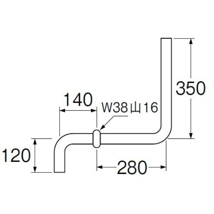 H80-B ロータンク洗浄管