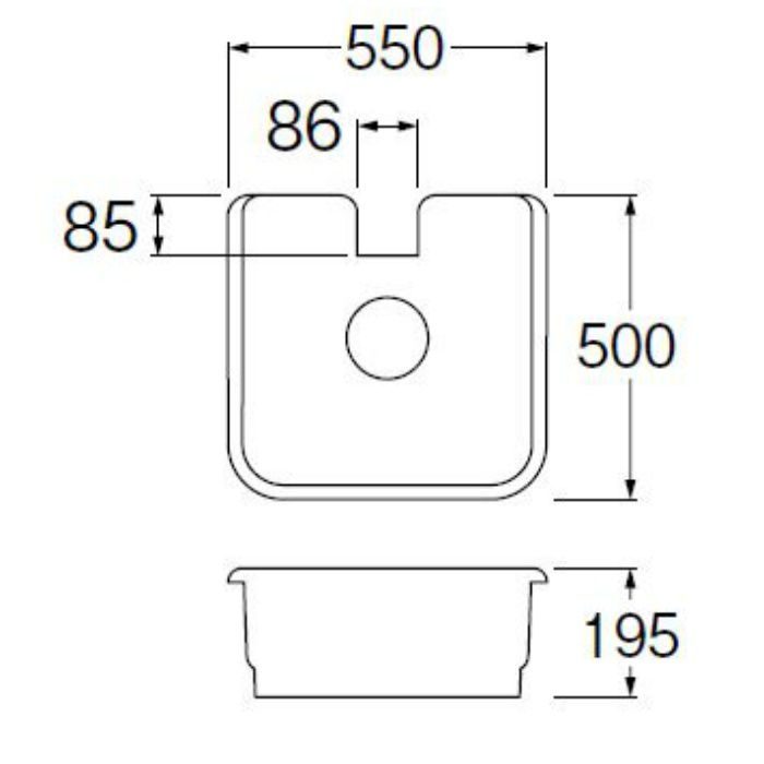 HW80-550 水栓柱パン