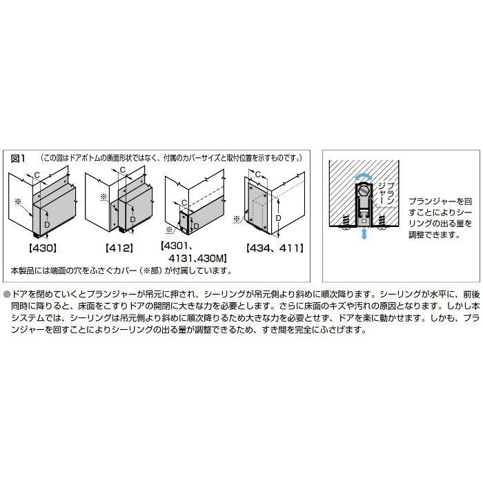 スガツネ工業 411ARL36 [（270030213）411ARL-36/ドアボトム] - 生産