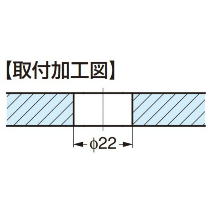 Q-railing ポイントフィックス 13-0748型 13-0748-500-12