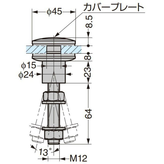 PS ポイントフィックス 751245VAM12 首振りタイプ 751245VAM12【翌日