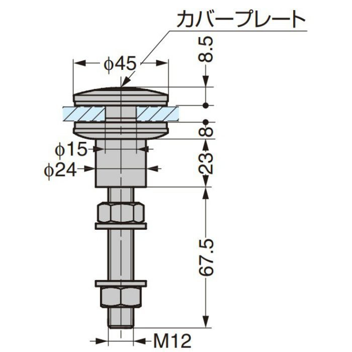 PS ポイントフィックス 750245VAM12 750245VAM12【翌日出荷】 スガツネ