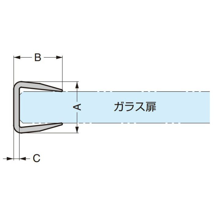 ランプ印 ガラスエッジプロテクター GP型 GP-10