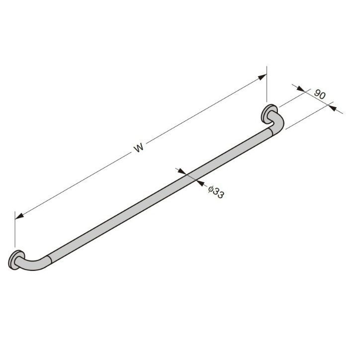 HEWI 補助手すり 801-36型 801-36-130-99【翌日出荷】 スガツネ工業