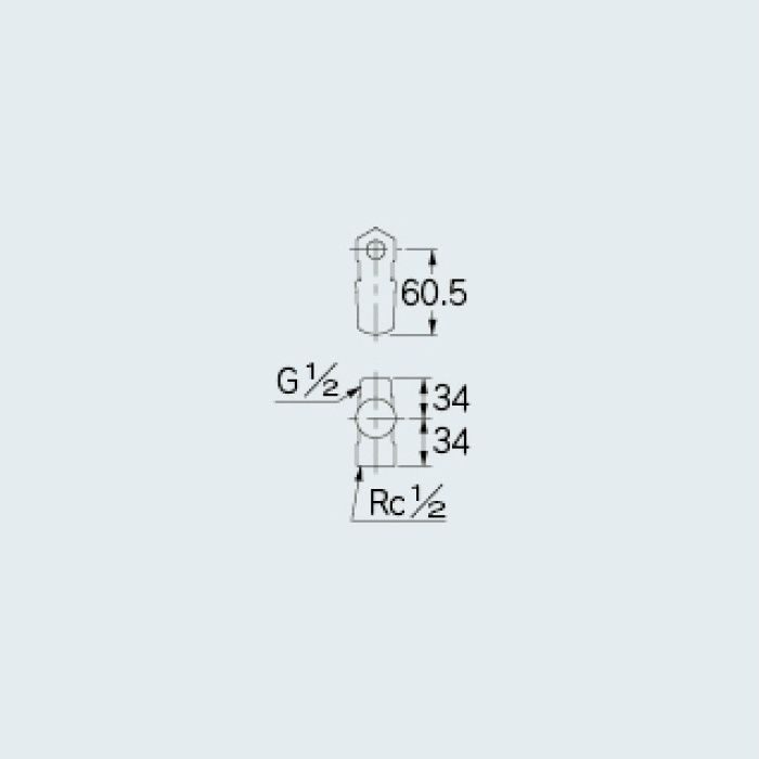 783-530-13R 止水栓 キッチンヘッダー