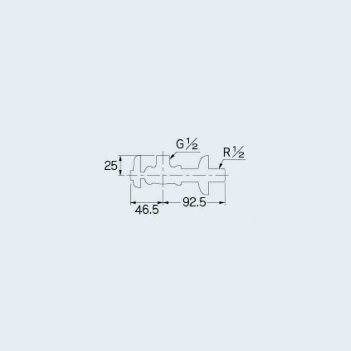 705-621-13 止水栓 アングル形止水栓本体