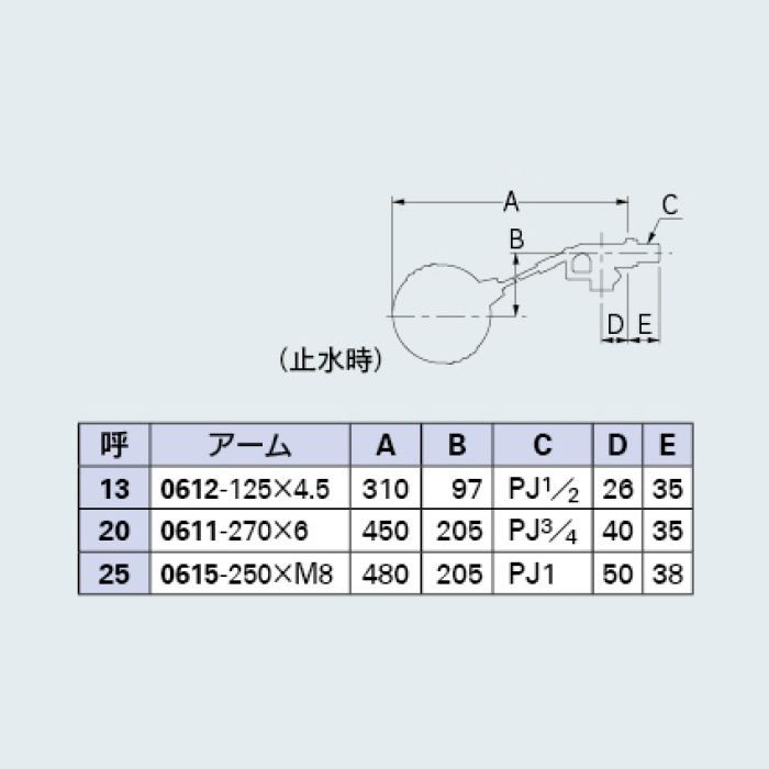 受注生産品】 カクダイ 複式ボールタップ ポリ玉 6616-20