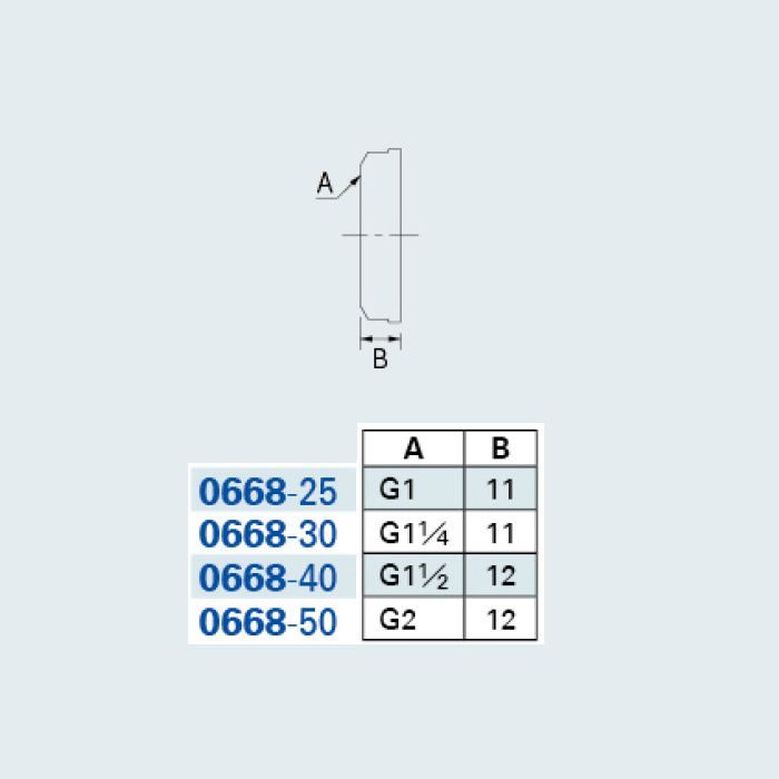 0668-25 ボールタップ ボールタップ取付ナット
