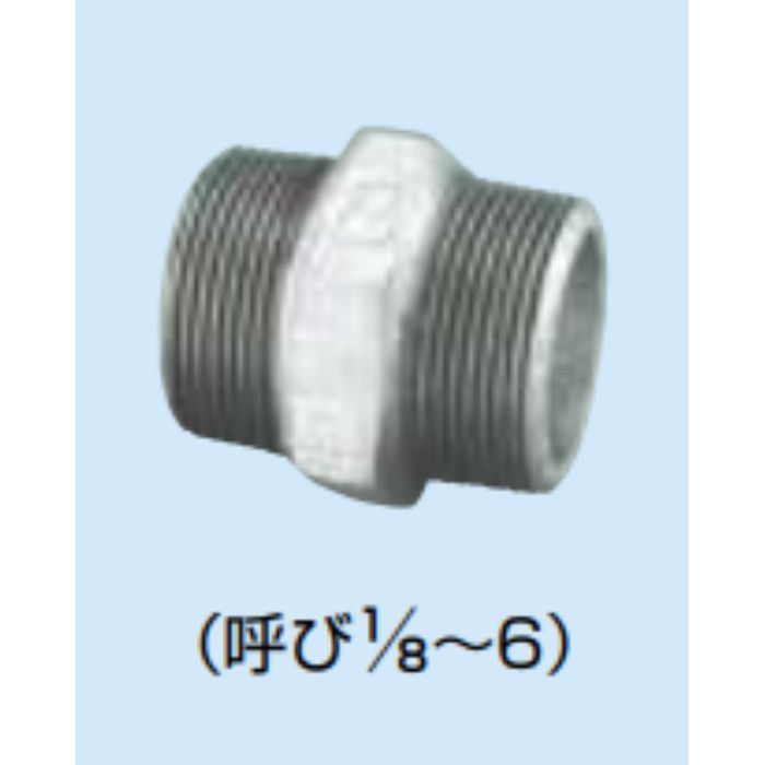 ヒタチシロHXNI 白 六角ニップル 20A
