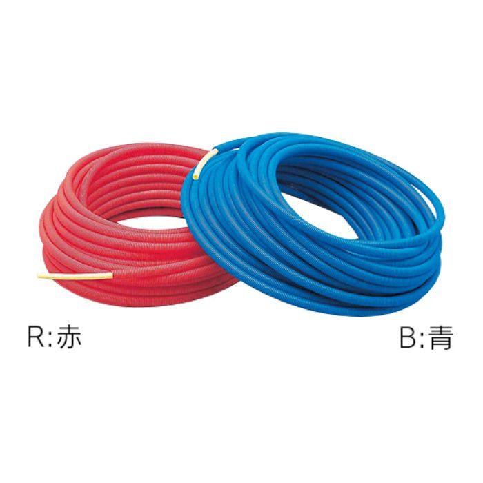 672-134-30R サヤ管つき架橋ポリエチレン管 赤 20mm×36mm