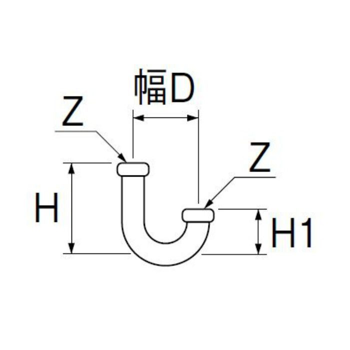PH70-67-25 トラップ用U管