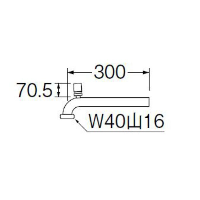 H71-66V-32X300 低位通気弁付Pパイプ SANEI【アウンワークス通販】 H71-66V-32X300 低位通気弁付Pパイプ SANEI【アウンワークス通販】