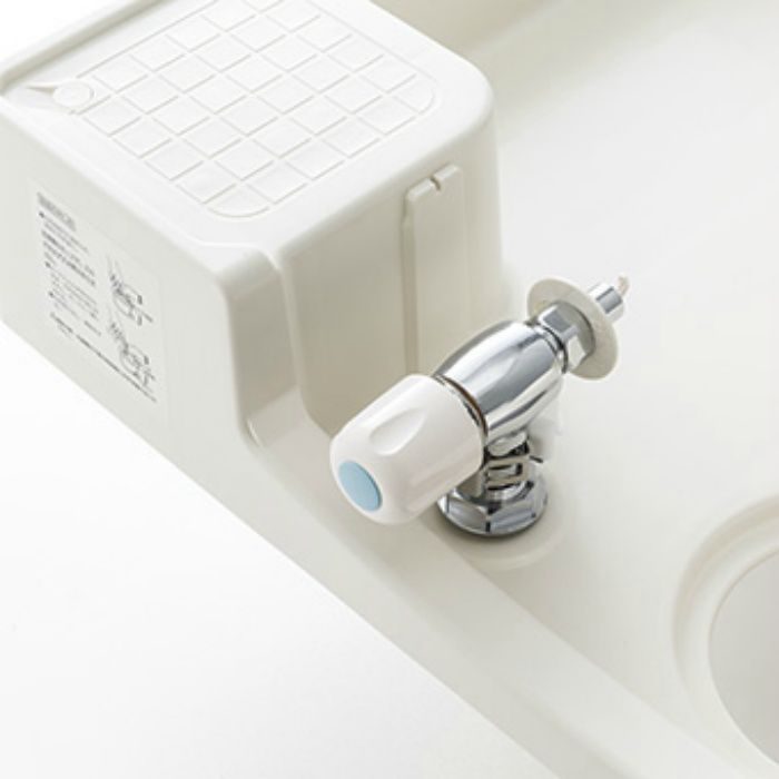 H5410S-640 洗濯機パン(洗濯機用水栓付) アイボリーホワイト