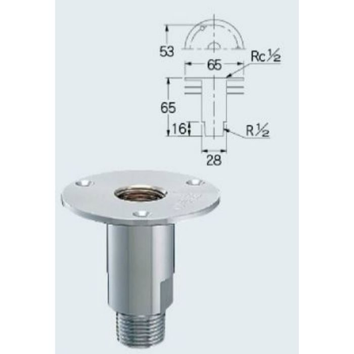 645-202 配管継手 ユニット取出し金具 13