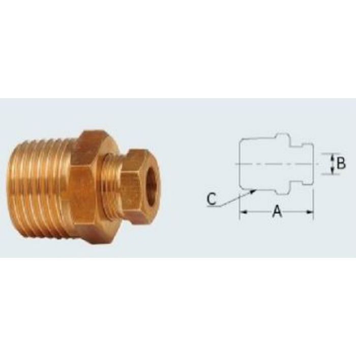 668-010 配管継手 銅管用リングジョイント