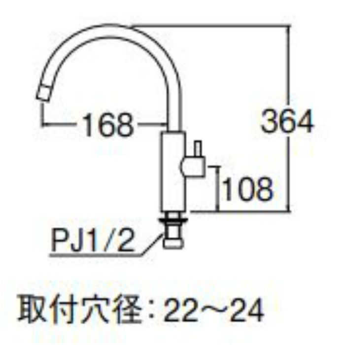 Y5475H-SJP-13 立水栓 琥珀 SANEI【アウンワークス通販】