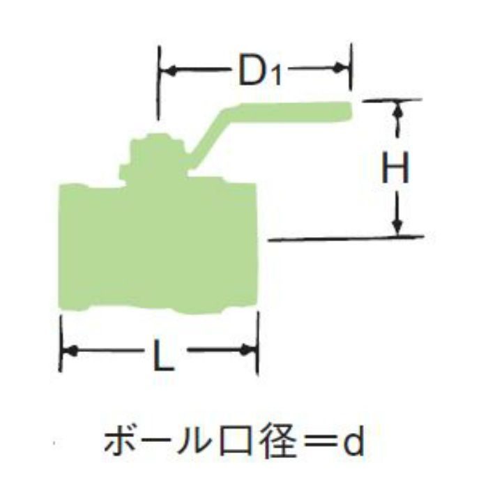 LBOV 無鉛くん青銅フルボアボール弁【水協品】 20A