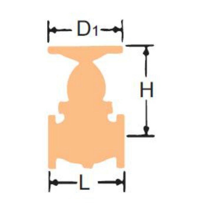 10DGF-N(BB) FCD-S グローブ弁【フランジ･CR13･ボルテッドボンネット】 200A