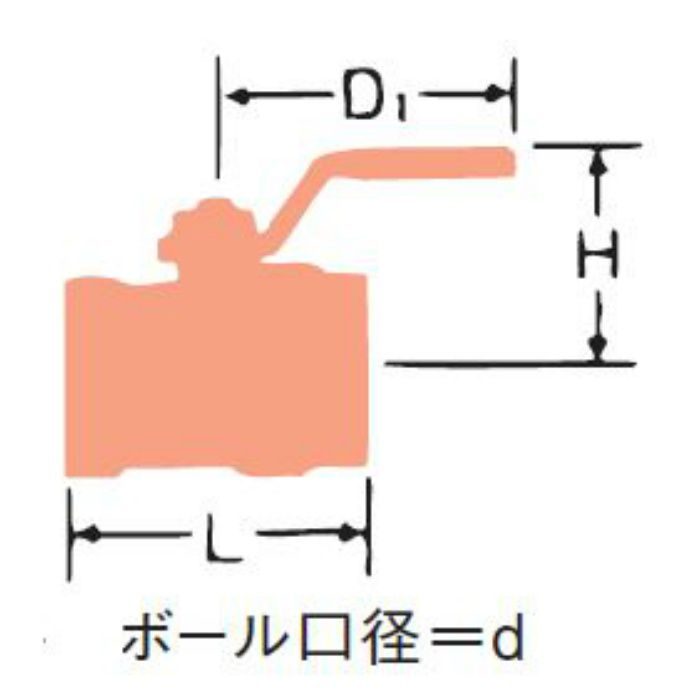 UZ-N SCS13ボール弁 20A