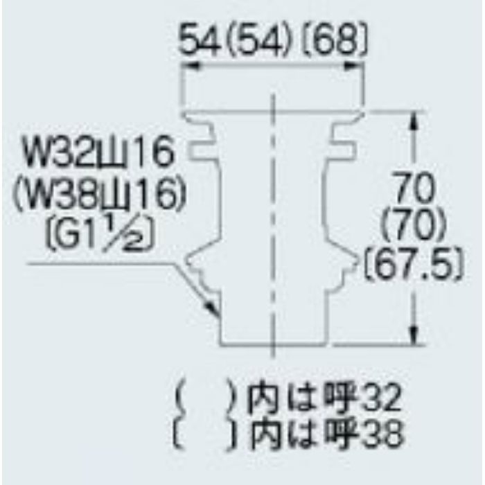 4301-32 横穴金物 呼32