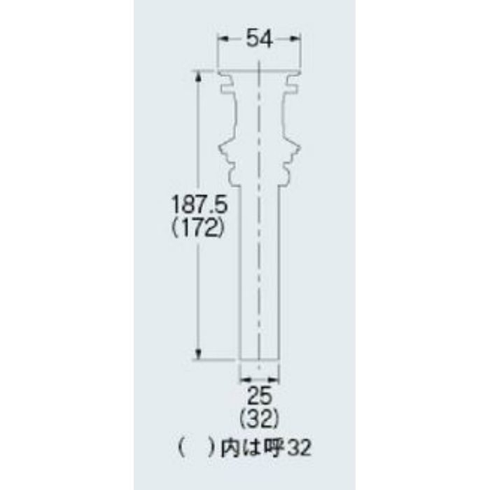 495-011-32 横穴排水栓 呼32 カクダイ【アウンワークス通販】