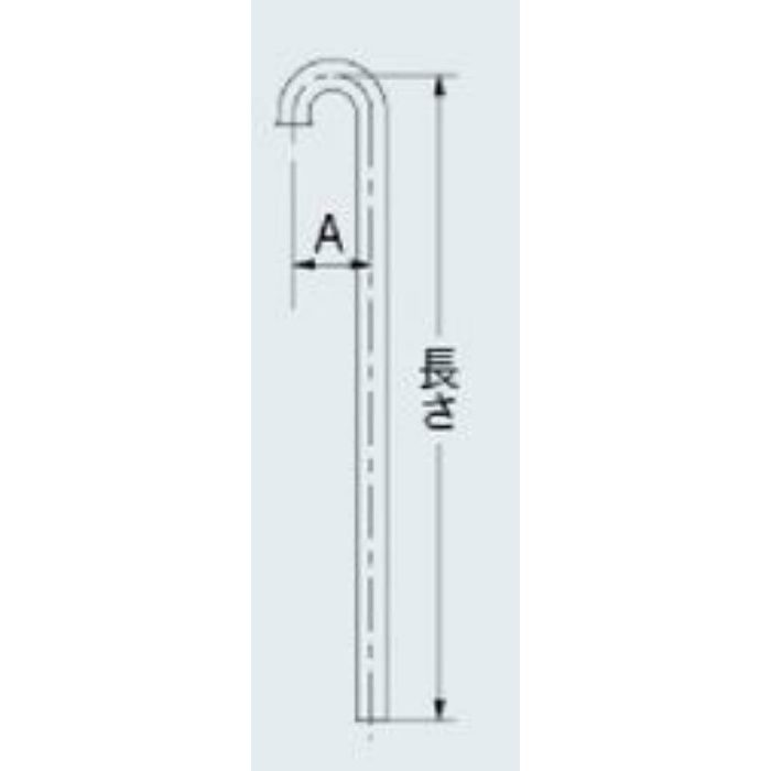 0438-25C ステッキ管 60X750