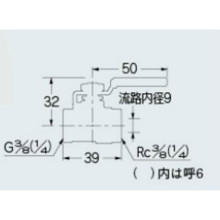 652-017-6 圧力計ボールバルブ