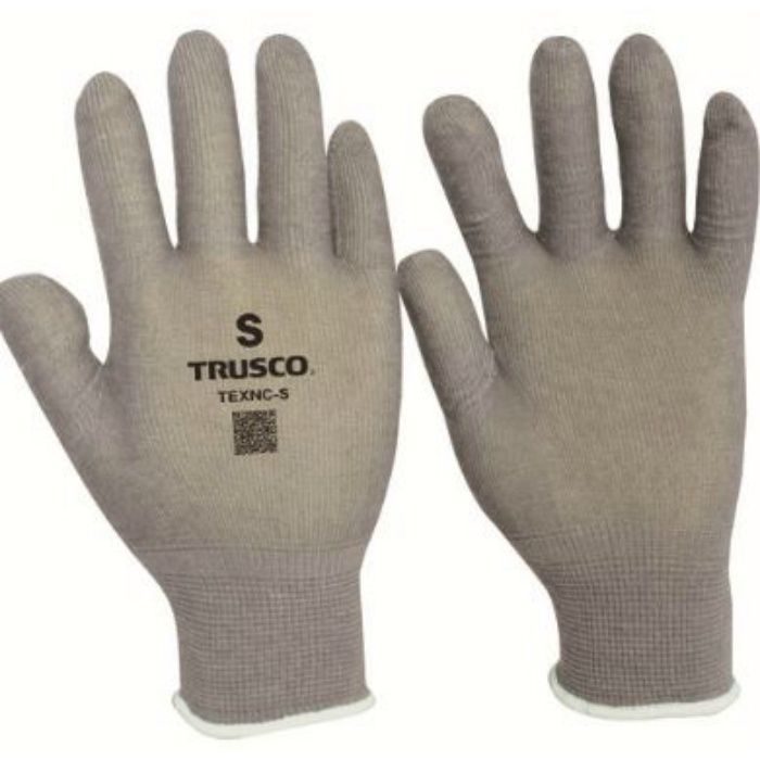 TEXNC-S TRUSCO 発熱インナー手袋 S グレー