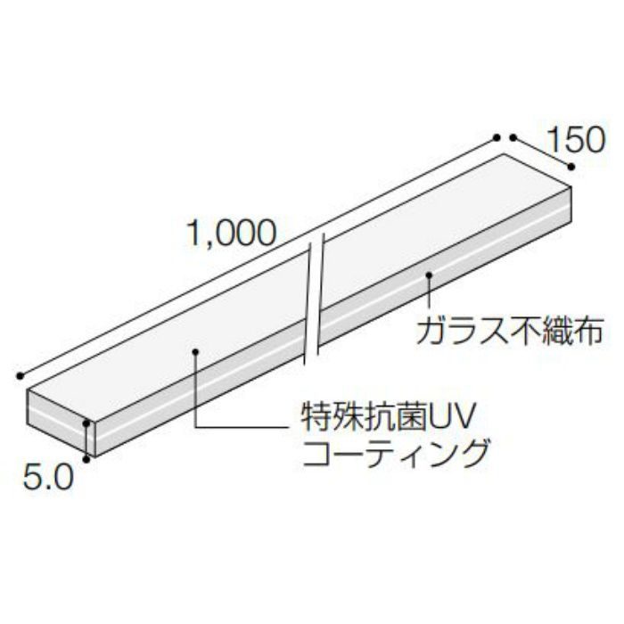 LN-1012 置敷きビニル床タイル レイフラットタイルノーワックス プリモウォールナット