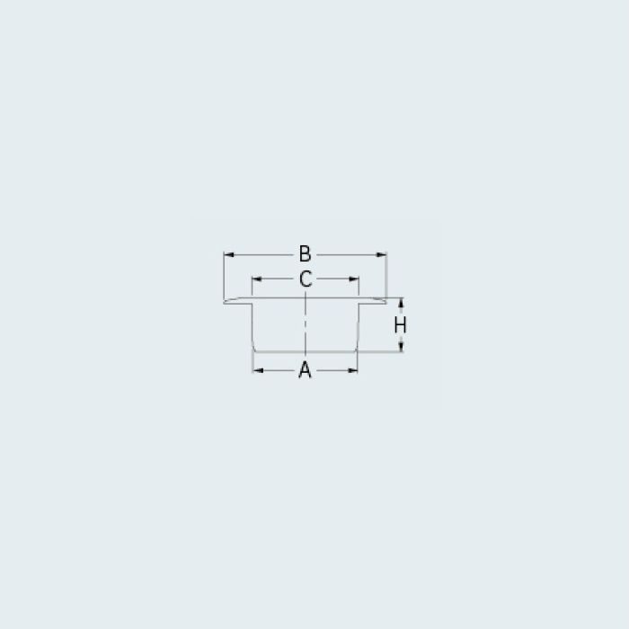 400-418-100 ハンディーツバヒロ掃除口(目皿つき) カクダイ【アウン