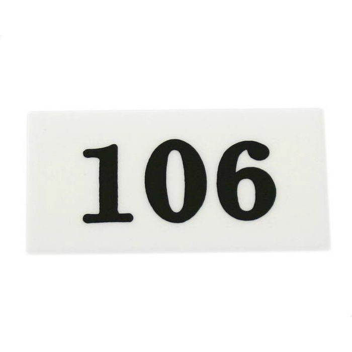 UP357-106 サインプレート 部屋番号