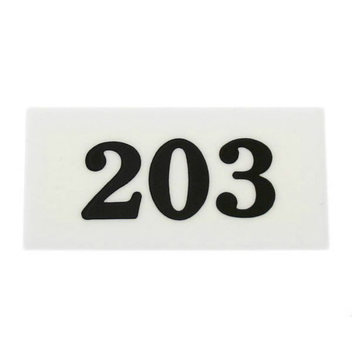 【入荷待ち】UP357-203 サインプレート 部屋番号