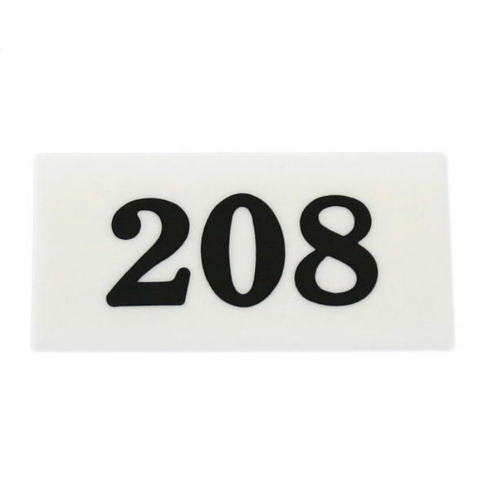 【入荷待ち】UP357-208 サインプレート 部屋番号