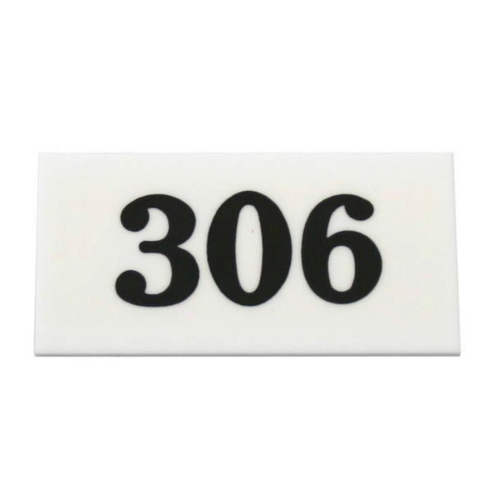 【入荷待ち】UP357-306 サインプレート 部屋番号