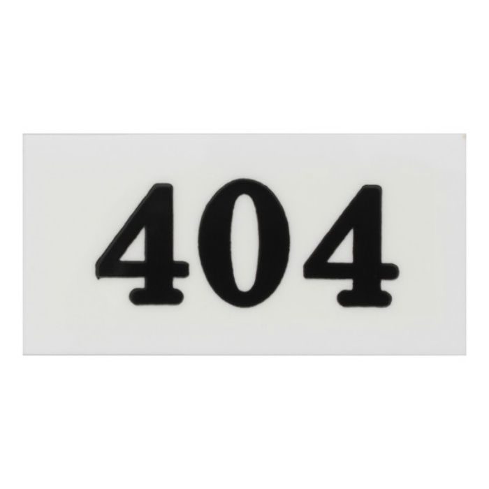 【入荷待ち】UP357-404 サインプレート 部屋番号