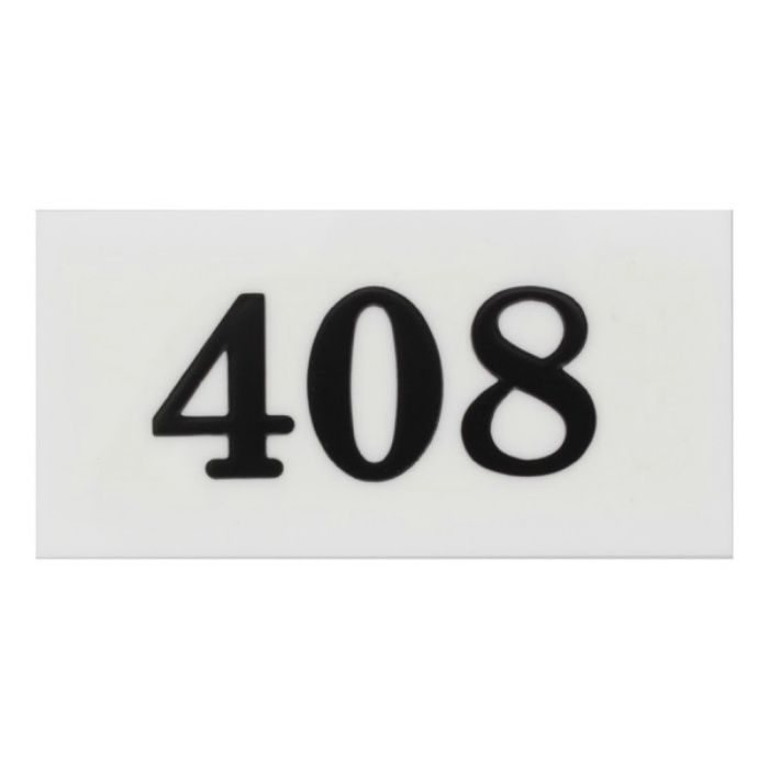 【入荷待ち】UP357-408 サインプレート 部屋番号