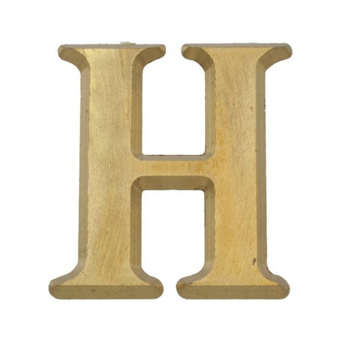 【入荷待ち】NUM43-H BRASS LETTERS（真鍮文字）