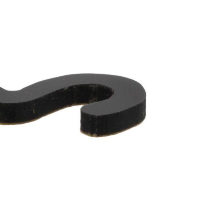 AB25B-チ アクリル切文字 黒
