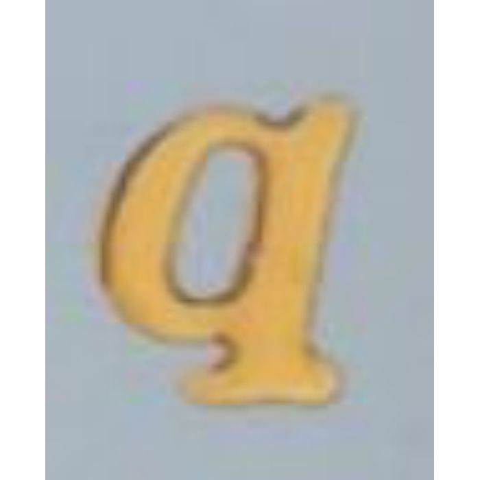 【入荷待ち】GU20-Q クリスタルメタル文字 ゴールドメタル文字
