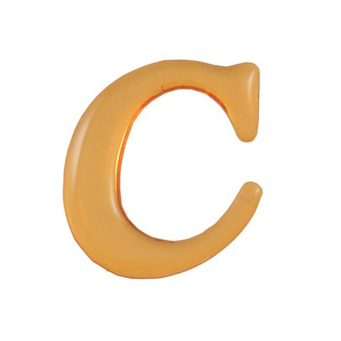 【入荷待ち】GU25-C クリスタルメタル文字 ゴールドメタル文字