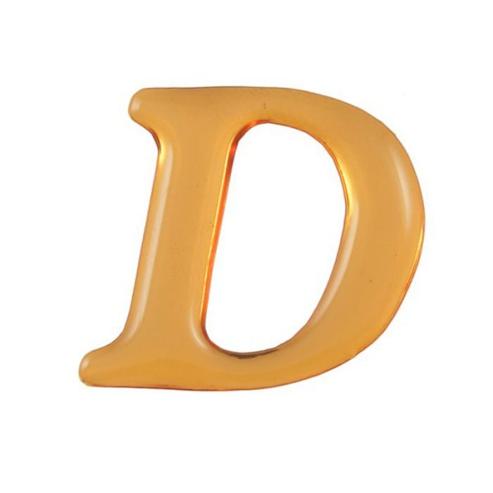 GU25-D クリスタルメタル文字 ゴールドメタル文字